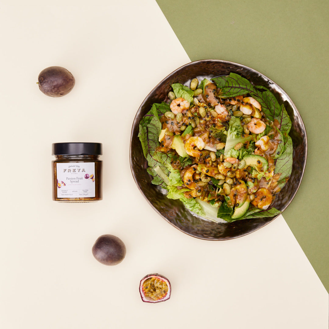 Çarkıfelek Soslu Karides Salata