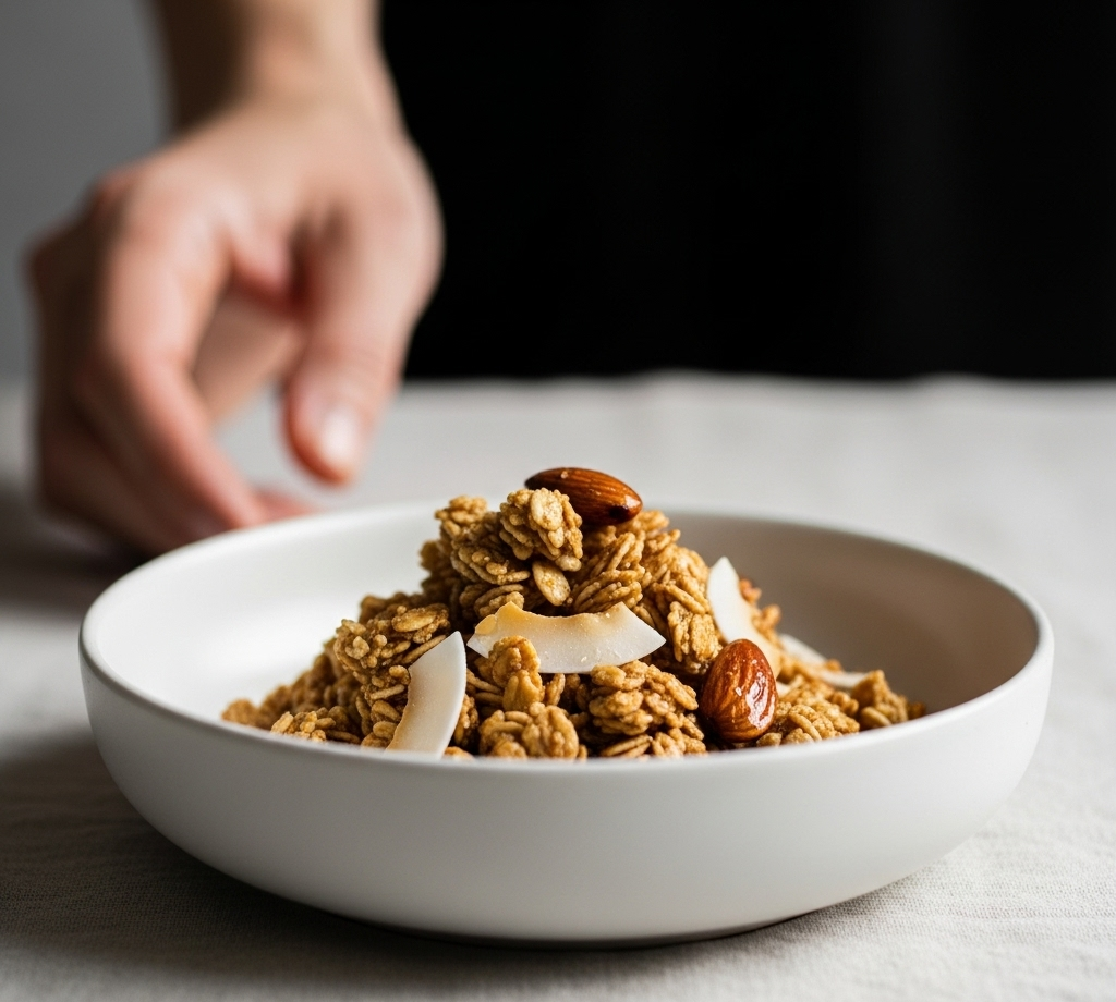 El Yapımı Hindistan Cevizli Granola: Freya Gurme'nin Sağlıklı Lezzet Sırrı